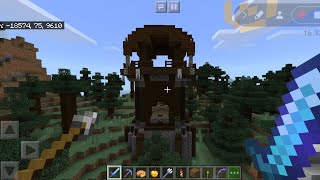 PILLAGER RAID  MINECRAFT POCKET EDITION 1 [upl. by Rider]