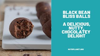 Black Bean Bliss Balls  Vegan  GlutenFree  Refined Sugar Free [upl. by Onaivatco]