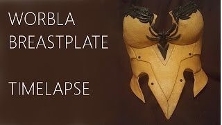 Worbla breastplate  Timelapse [upl. by Sirrep]