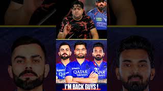 Kl rahul RCB captain 😱🔥 klrahul rcb ipl2025 rohitsharma viratkohli indvsnz csk hardikpandya [upl. by Aremmat]