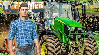 LS19 FarmerTown Live  Hofarbeit und Dorfleben  LANDWIRTSCHAFTS SIMULATOR 19 [upl. by Tiny]