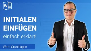 INITIALEN einfach erklärt  Lerne Microsoft Word ✅ [upl. by Goldi3]