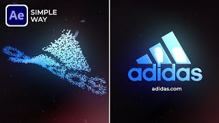 After Effects Tutorial Particles Logo amp Text Animation  Simple Way  No Plugin [upl. by Ameekahs669]