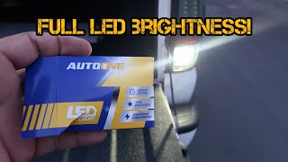 Autoone 3157 led bulbs [upl. by Ekalb]