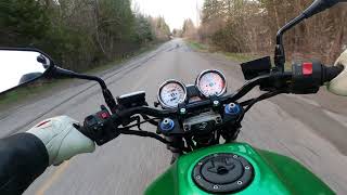 Kawasaki ZRX1100 4K Sunset Ride Along [upl. by Codding579]