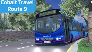 Roblox Croydon  Cobalt Travel  Route 9 [upl. by Lemay]