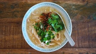 Chicken Congee Rice Porridge With Chicken [upl. by Assanav714]