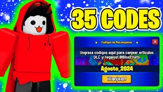 🚨 35 CODIGOS ACTIVOS DE BLOX FRUITS AGOSTO 2024 🚨 [upl. by Dippold]