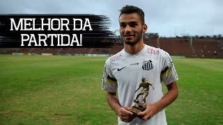 Thiago Maia é eleito o melhor da partida  Boca Juniors 1 4 x 1 x 5 Santos [upl. by Crescantia]