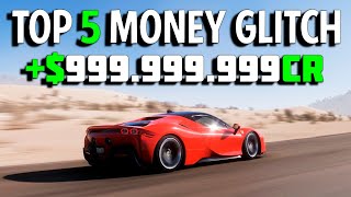 Forza Horizon 5 Money Glitch  TOP FIVE WAYS TO MAKE MONEY TOP 5 GLITCH [upl. by Azenav]