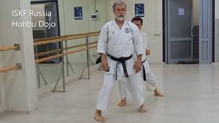 Hangetsu Kata All about Bunkai Kata Shihan Andrey Dormenko 8 Dan ISKF [upl. by Alejandro]