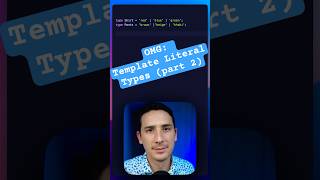 BONUS Template Literal Types part 2 typescript typescripttutorial coding programming [upl. by Llednahc607]