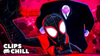 Miles Morales Fight With Kingpin  SpiderMan Into The SpiderVerse [upl. by Anaerol]