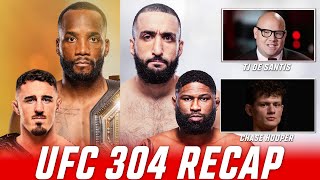 UFC304 Recap w TJ De Santis and Chase Hooper  Extra Rounds [upl. by Issi]