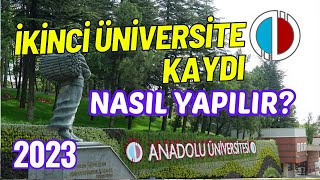 Anadolu Üniversitesi Aöf İkinci Üniversite Kaydı Nasıl Yapılır Kimler 2 Üniversite Kaydı Yapabilir [upl. by Htidirrem]