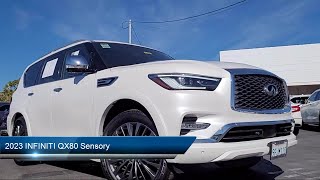 2023 INFINITI QX80 Sensory Sport Utility Roseville Sacramento Folsom Chico Yuba City [upl. by Siver806]