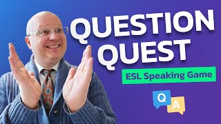 Simple ESL Speaking Game Question Quest  Teacher Val [upl. by Naillig]