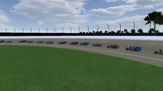 rFactor  JCR Super Modifieds  Irwindale Speedway [upl. by Euqimod]