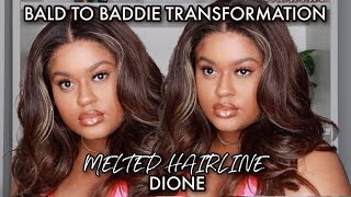 OUTRE MELTED HAIRLINE DIONE UNBOXING syntheticwig outrehair affordablewigs everydaywig shorts [upl. by Kee51]