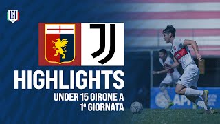 Highlights GenoaJuventus U15 AB 1ª giornata stagione 202425 [upl. by Alwyn]