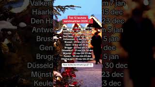 12x de leukste kerstmarkten waar JIJ heen moet 🎄  vakantiedealz [upl. by Kceb517]