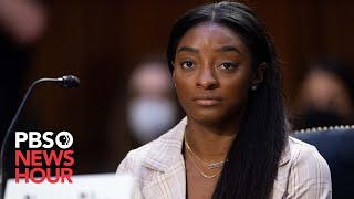 WATCH Simone Biles testifies during Senate Judiciary hearing on Larry Nassar abuse investigation [upl. by Ordnael]