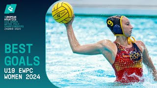 Best Goals  U19 European Water Polo Championships  Zagreb 2024 [upl. by Sephira692]