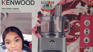 Kenwood FPM810 MultiPro Sense Food Processor 1000 W Silver [upl. by Ynnahc]