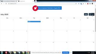 Angular 910 Fullcalendar Working Example [upl. by Lrub]