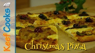 Christmas Pizza  Christmas Dinner Leftovers [upl. by Portie909]