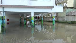 Hochwasser Cochem an der Mosel Teil 3 04022021 Flut Überschwemmung Überflutung river flood germany [upl. by Akiemat]