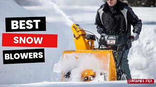 Unveiling the BEST Snow Blowers of 2024 [upl. by Airretnahs]