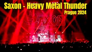 SAXON Live 2024 Heavy Metal Thunder Prague [upl. by Lahcar642]