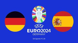 EM 2024 VIETELFINALE Deutschland  Spanien in FC 24 [upl. by Novy516]