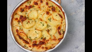 Easy Scalloped Potatoes Healthy and delicious potato side dish [upl. by Ermanno]