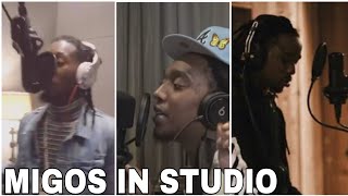 Migos In Studio Offset Quavo Takeoff [upl. by Auahsoj854]