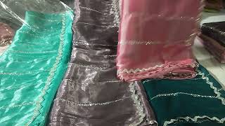 Kam Dam Mein behtarin design Jimmy Choo sarees contact9694998383 [upl. by Eronaele]