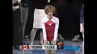 Yvonne Tousek 🇨🇦 VT 9725 1995 Subway World Challenge [upl. by Swithbart989]