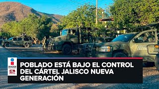 Militares toman el control de Aguililla Michoacán [upl. by Yreme459]