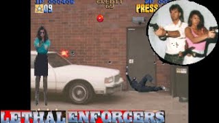 Lethal Enforcers Arcade 1992 Full Playthrough [upl. by Riddle]