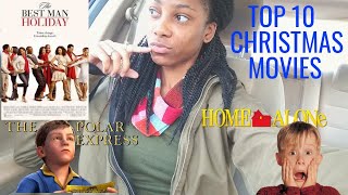 MY TOP 10 CHRISTMAS MOVIES  VLOGMAS DAY 7 [upl. by Llohcin]