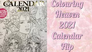 Colouring Heaven Calendar 2021 Flip [upl. by Hamas628]