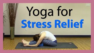 Vin to Yin Yoga for Stress Relief  All Levels Yoga [upl. by Necaj]