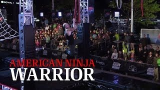 Elet Hall At 2013 Baltimore Qualifiers  American Ninja Warrior [upl. by Tallula]