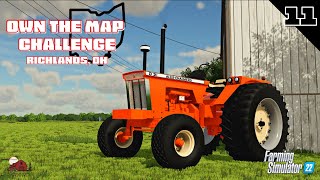 NEW TRACTOR  Own The Map Challenge  Ep 11  Richlands OH  Lets Play [upl. by Latyrc]