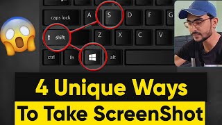 How to take Screenshot in Laptop 💻 4 Unique Methods to take a screenshot in windows laptop updated [upl. by Mcmillan]