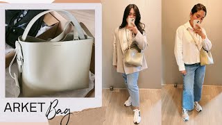 Arket Midsize Crossbody Bag Review  Outfit Ideas [upl. by Naegem]