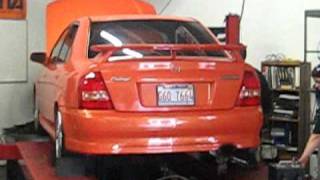 MazdaSpeed Protege Dyno run [upl. by Lammond]