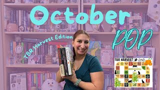 TBR Harvest Readathon and October POP Pile of Possibilities [upl. by Atika]