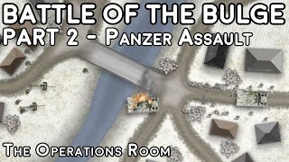 Battle of the Bulge Animated  Part 2 Panzer Assault [upl. by Gerbold]